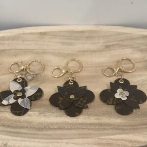 Layered Fleur Keychain