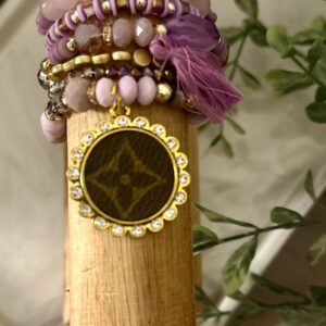 Purple Bracelet Stack