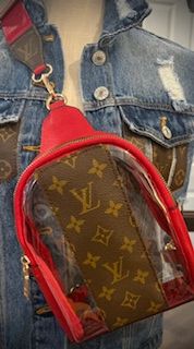 Team Color Clear Stadium Sling - Removable Strap