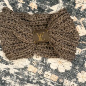 Taupe Knit Winter Headband