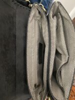 Flapover Crossbody w/ Whipstitch and Tassel - Image 3