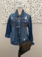 Flapover Crossbody w/ Whipstitch and Tassel - Image 2