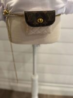 Small LV Adjustable Chain Belt Bag