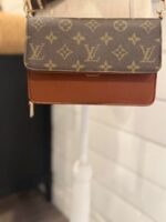Brown Monogram Crossbody Wallet - Image 2