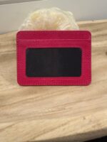 card holder with id window