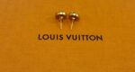 L V Rivet Stud Earrings - Image 2