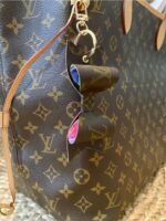 Mono / Lilly Pulitzer Bow Keychain / Bag Charm - Image 2