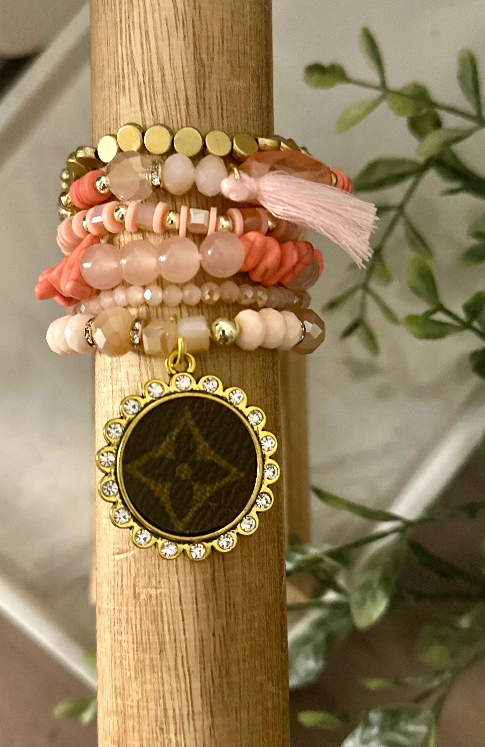 images Light Pink Bracelet Stack - Image 1