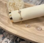 fleur adjustable bracelet (earrings sold separately)