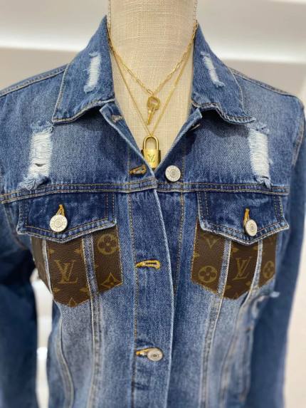 monogram denim jacket