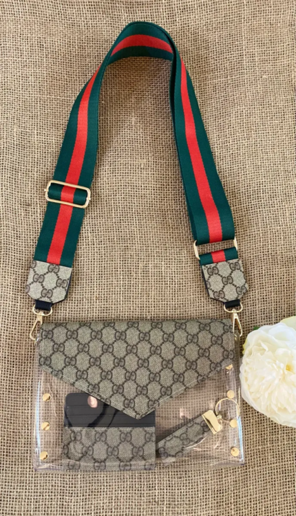 large stadium crossbody with strap