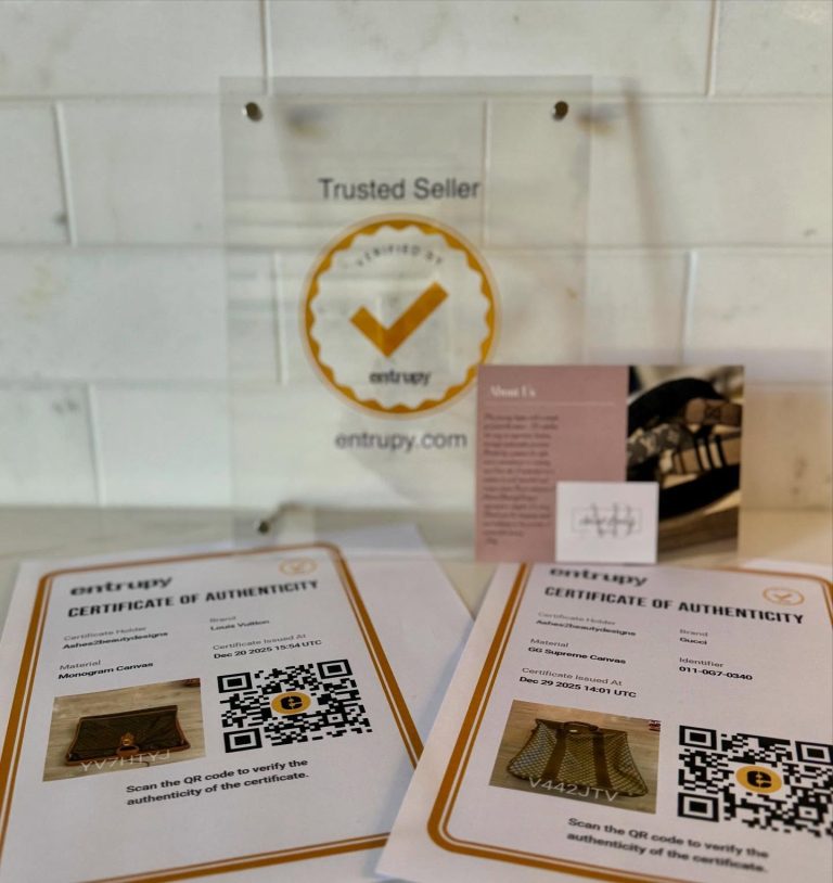 𝐇𝐚𝐩𝐩𝐲 𝟐𝟎𝟐𝟔 🎉

Thank you all for being here and continuing to support my small business, 𝑨𝒔𝒉𝒆𝒔2𝑩𝒆𝒂𝒖𝒕𝒚𝑫𝒆𝒔𝒊𝒈𝒏𝒔. It means so much to have so many who continue to support me year after year. 

I am so excited to start off this year as a trusted verified seller with Entrupy. Authenticity is something I have always 𝐺𝑈𝐴𝑅𝐴𝑁𝑇𝐸𝐸𝐷. Each bag used in creating my pieces are authenticated and will now be verified through Entrupy 🎉 

In addition to this, there will be some exciting changes to be made in order to increase efficiency. It is always my goal to ensure my customers are 100% satisfied with their experience and purchase! I am constantly learning and growing through challenges and adversaries, but ones that I am grateful for as I continue to learn and grow with my business. 

Thank you all for another year of love and support ❤️

At the end of the day, it is just me getting everything done. I am so grateful for what my passion has turned into - a business I get to work each day and share with each of you.